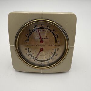 Airguide Thermometer Hygrometer Vintage  Plastic Made in USA #3